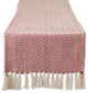 Barn Red Chevron Table Runner 15x108