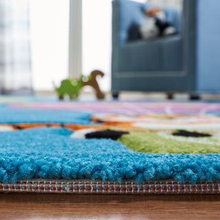 Safavieh Carousel Kids Collection CRK118M Rug, Blue/Green, 9' X 12'
