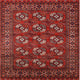 Ahgly Company Indoor Square Mid-Century Modern Area Rugs, 7' Square
