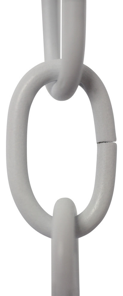 RCH Hardware Steel Standard Link Chandelier Chain, 164 Reel, White, U25