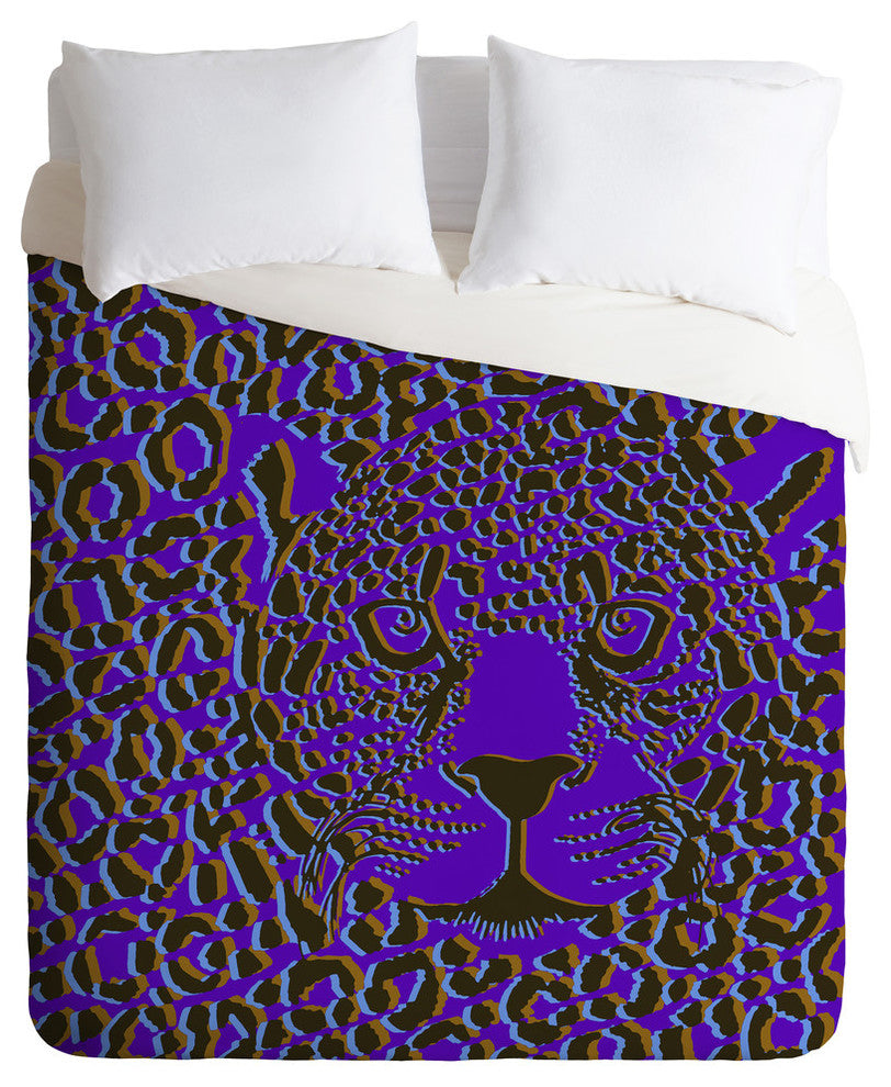 Deny Designs Aimee St Hill Leopard 1 Duvet Cover-Lightweight