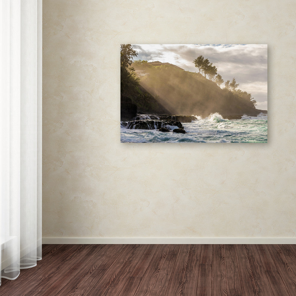 Pierre Leclerc 'Beach Sunlight' Canvas Art, 24x16