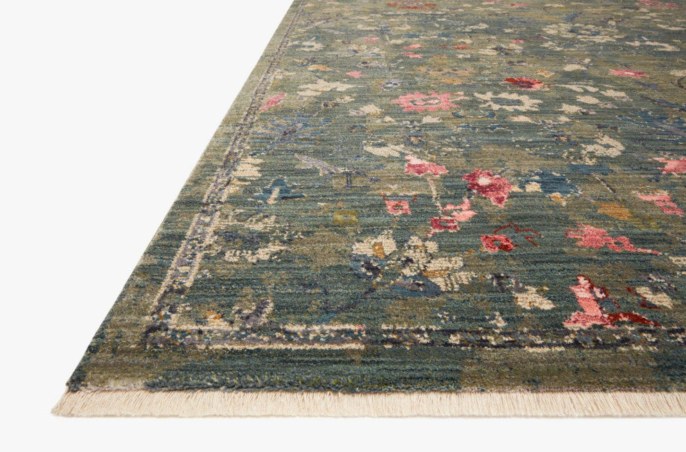 Giada GIA-06 Area Rug, Lagoon / Multi, 18" X 18" Sample
