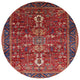 Ahgly Company Indoor Round Mid-Century Modern Area Rugs, 7' Round