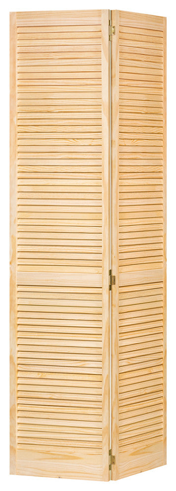 Closet Door, Bi-fold, Kimberly Bay Traditional Louver-Louver Clear, 80x36