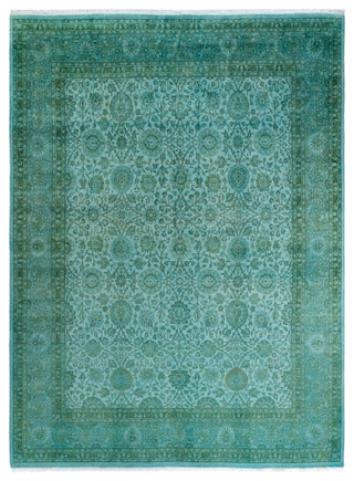 Fine Vibrance, One-of-a-Kind Hand-Knotted Area Rug Green, 8'2"x10'5"