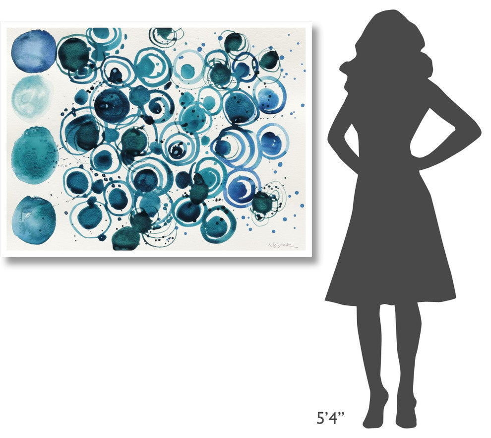 "Dizzy" Digital Paper Print by Shirley Novak, 50"x38"
