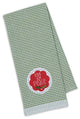 Owl Be Christmas Embroidered Dishtowel
