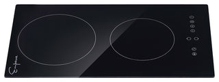 Built-in 12" 2 Elements Smooth Surface, Radiant Black Electric Cooktop
