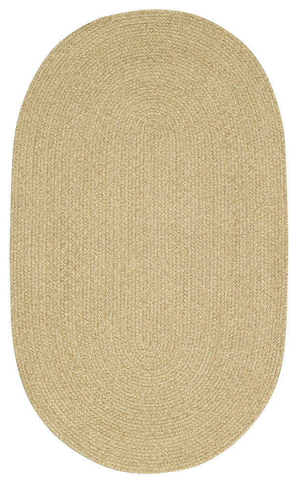 Capel Manteo Tan Hues 0050_700 Braided Rugs - 5' X 8' Oval