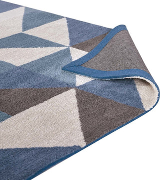 Kahula Geometric Triangle Mosaic 8x10 Area Rug