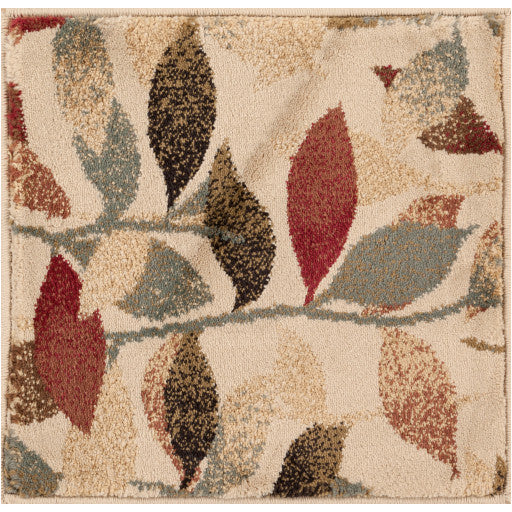 Surya Riley RLY-5010 2'11"x7'3" Rug, Red/Brown/Camel/Pear/Charcoal/Black/Tan
