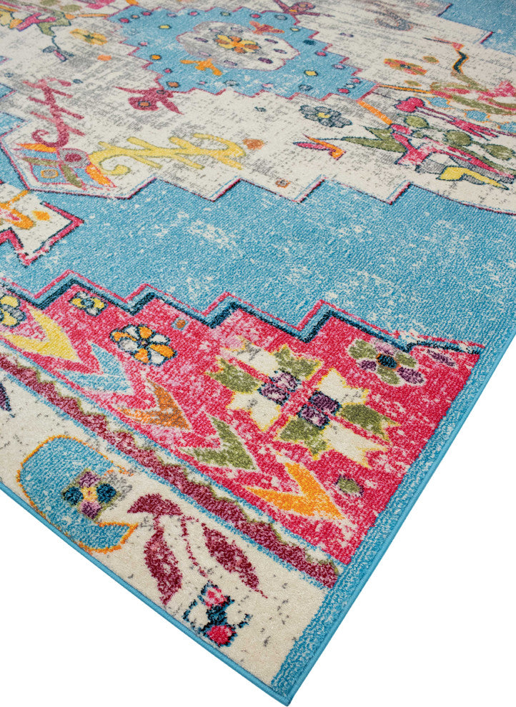 Noori Rug Distressed Delma Blue/Ivory Rug