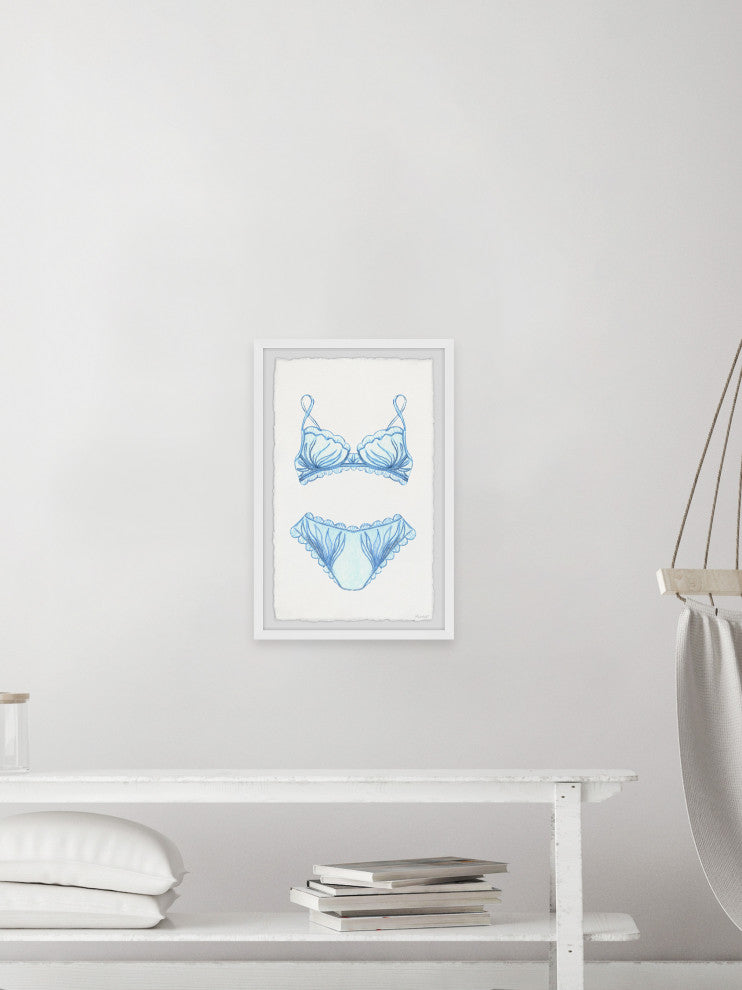 "Wavy Edge" Framed Painting Print, 20x30