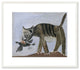 Chat saisissant un oiseau (Cat Catching a Bird)