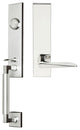 Ecco Lever, Tubular Dummy Handleset, Left Hand, Polished Stainless Steel