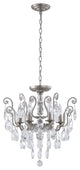Bethel International BET61PEW 6 Light Chandelier, Pewter