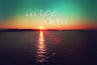 "Carpe Diem" Print on Canvas by Sylvia Cook
