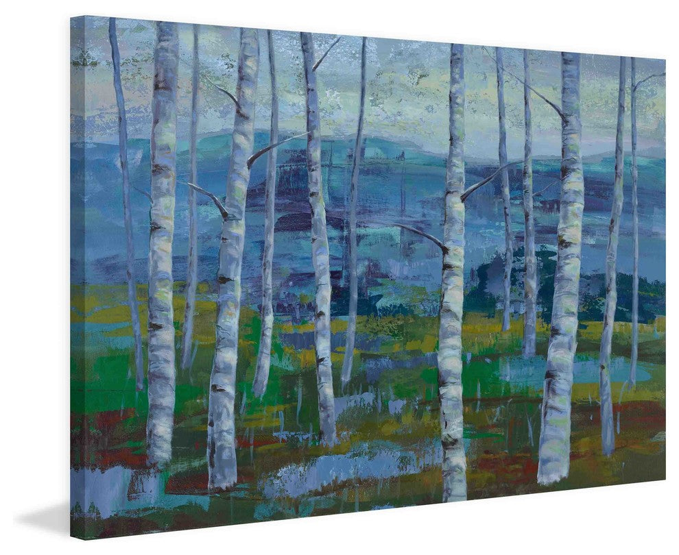 "Twilight Grove I" Painting Print on Wrapped Canvas by Julie Joy