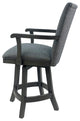 Swivel Wood Counter Bar Stool 700 S-Base, Aqua Marine Pd, 26"