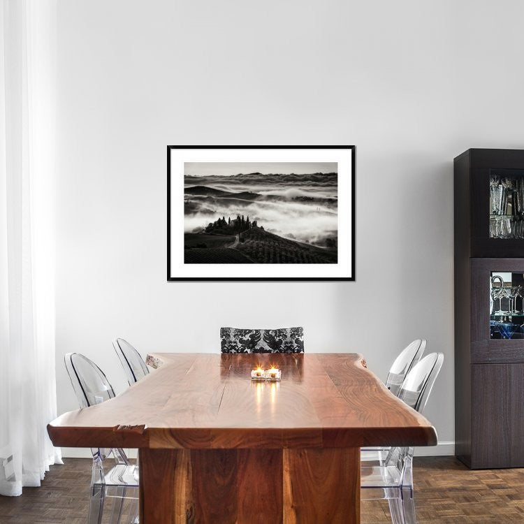 "Tuscany" Framed Digital Print by Nina Pauli, 44x32"