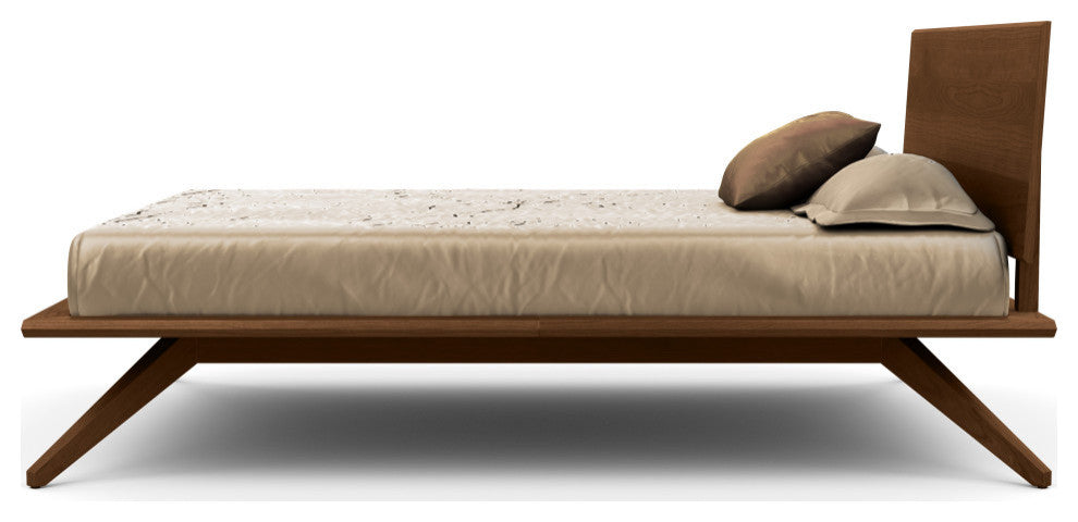 Copeland Astrid Bed With 1 Headboard Panel, Saddle Cherry, King