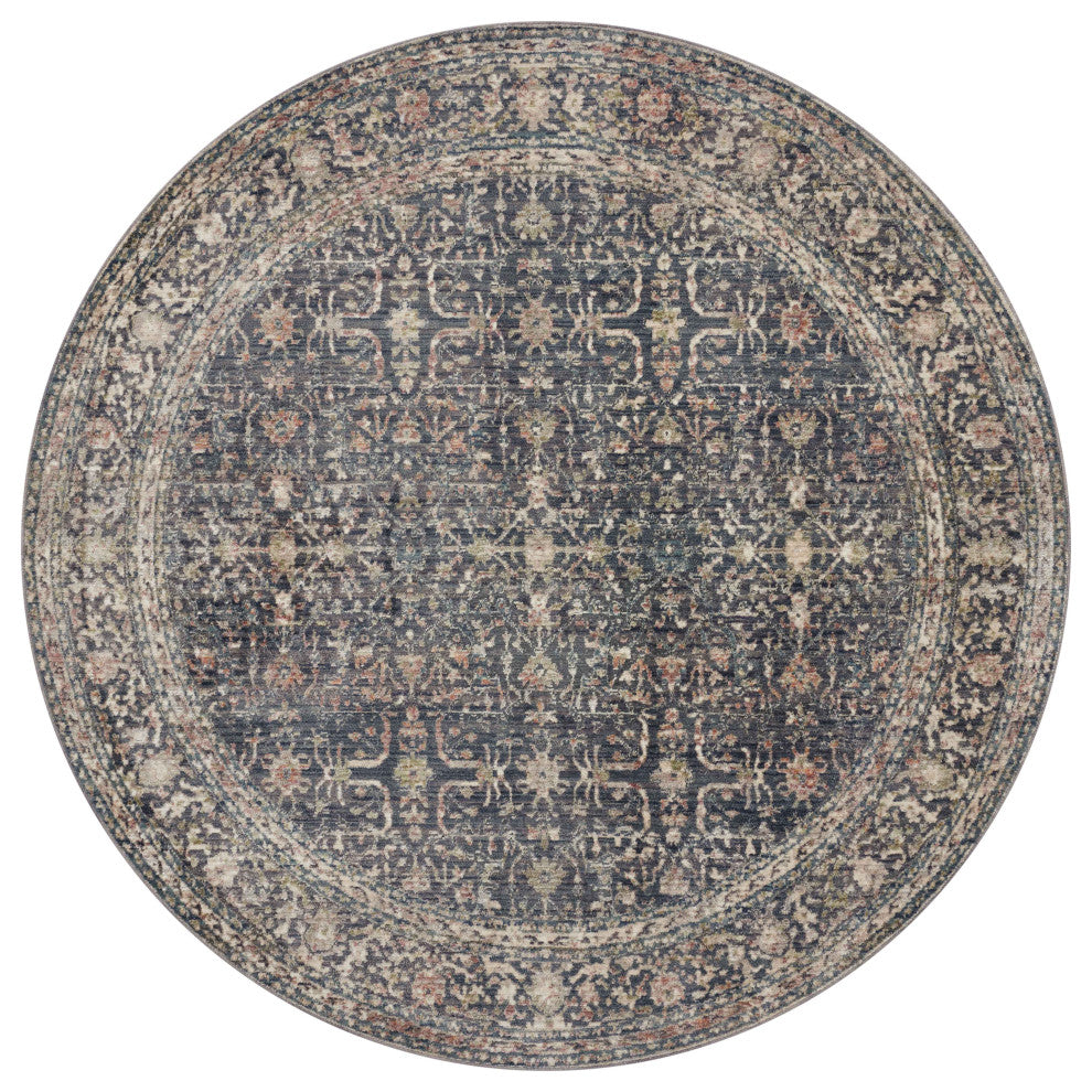Jean Stoffer x Loloi Bradbury Midnight/ Multi 2'-6" x 10'-0" Runner Rug