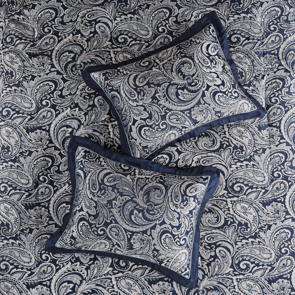 Madison Park Aubrey Comforter Sheet Set Blue, Queen