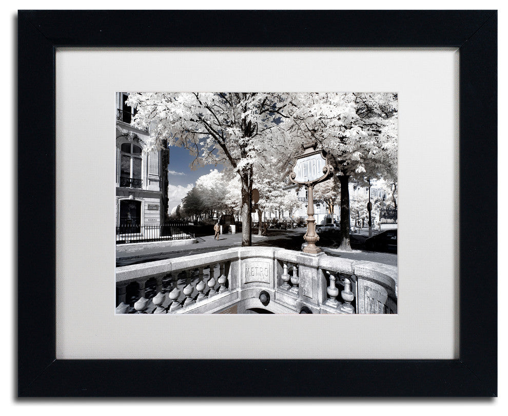 Philippe Hugonnard 'Another Look at Paris XII', Black Frame, White Mat, 14x11