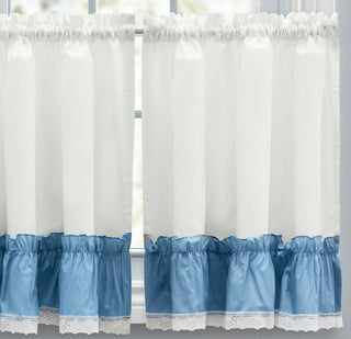 Madelyn Ruffled Victorian Tiers, Slate, 82"x24"