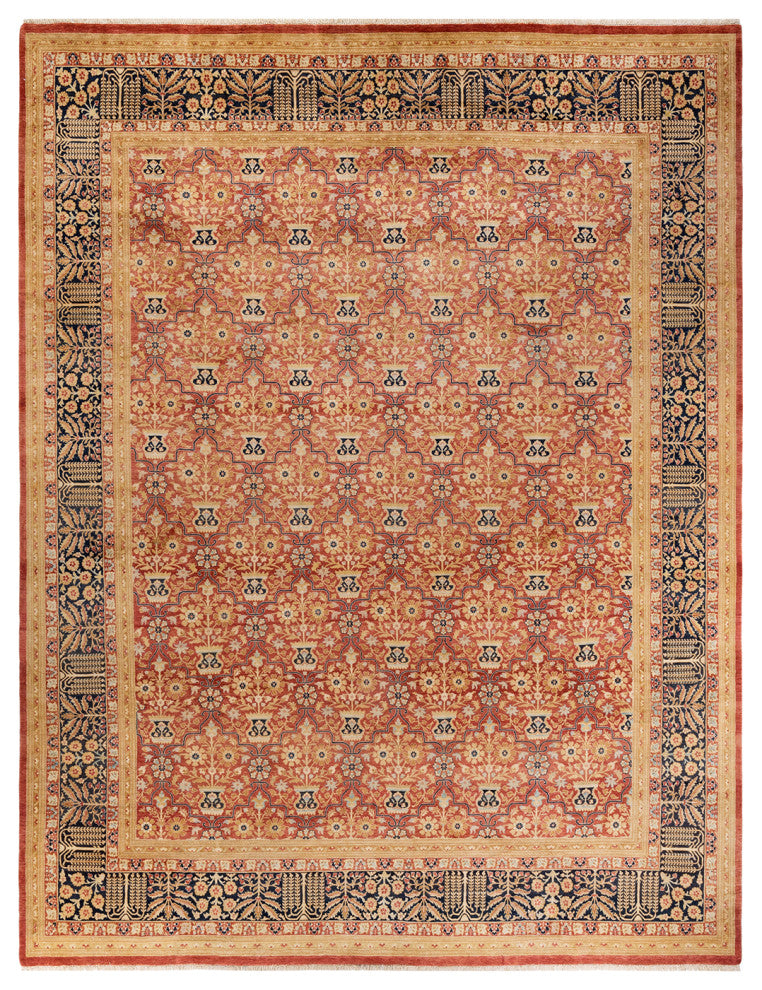 Mogul, One-of-a-Kind Hand-Knotted Area Rug Orange, 9' 2" x 12' 0"