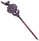 Cast Iron Garden Hose Guide, Bird On Daisy, 12.625" Tall