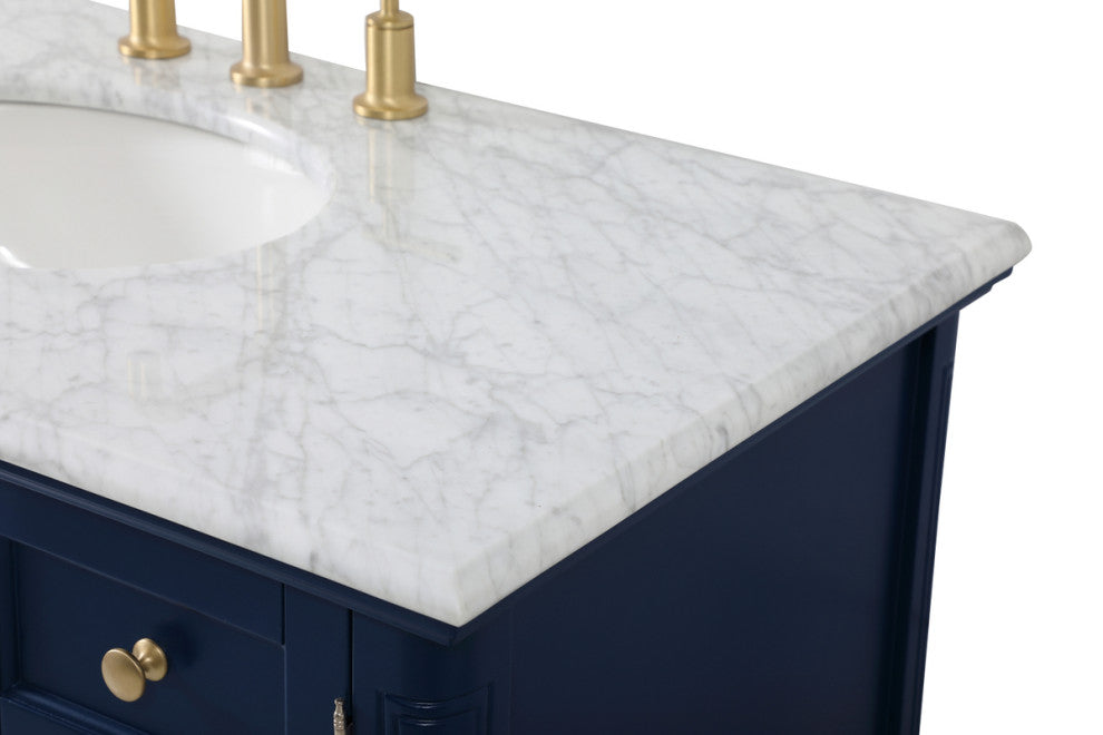 Home Living 42" Single Bathroom Vanity, Blue
