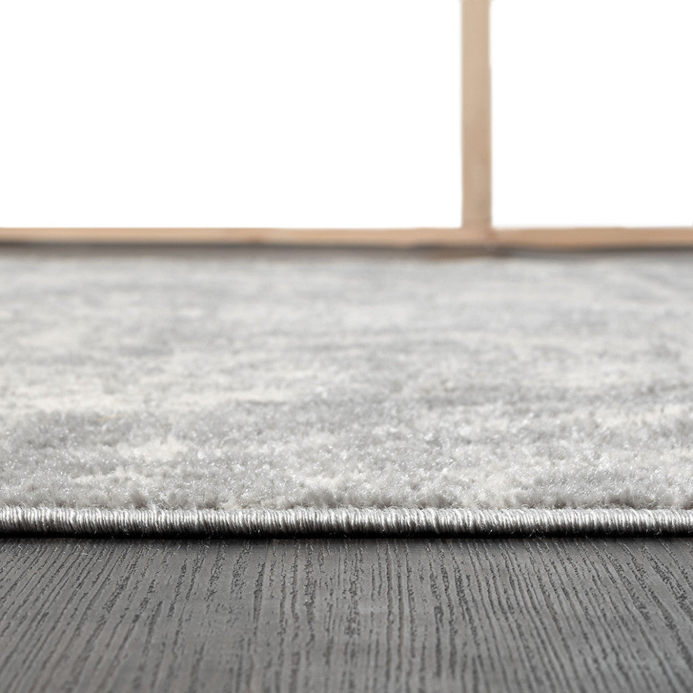 Asher Medallion Boho Area Rug/Runner, Grey, 3' x 8' Runner