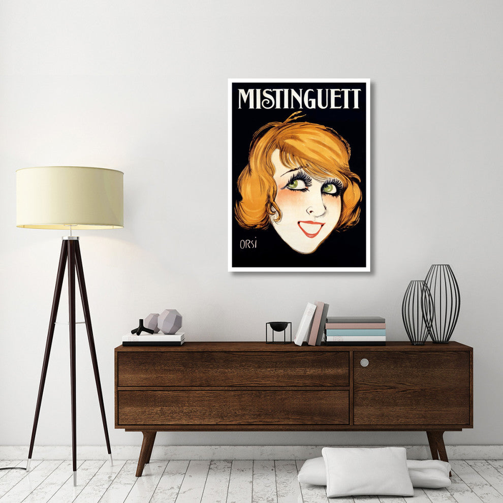 "Mistinguett" Digital Paper Print by Orsi, 34"x46"