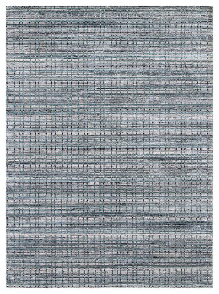 Paradise Area Rug, Grayish Blue, 3' x 5', Geometric