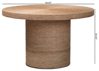 Tessa Natural Brown Dining Table