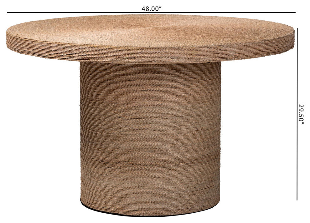 Tessa Natural Brown Dining Table