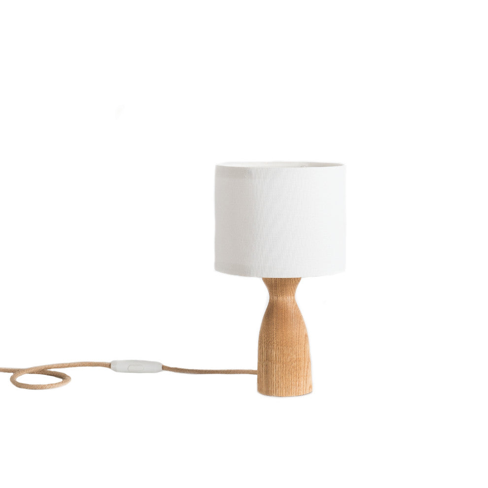 Arelle wood table lamp