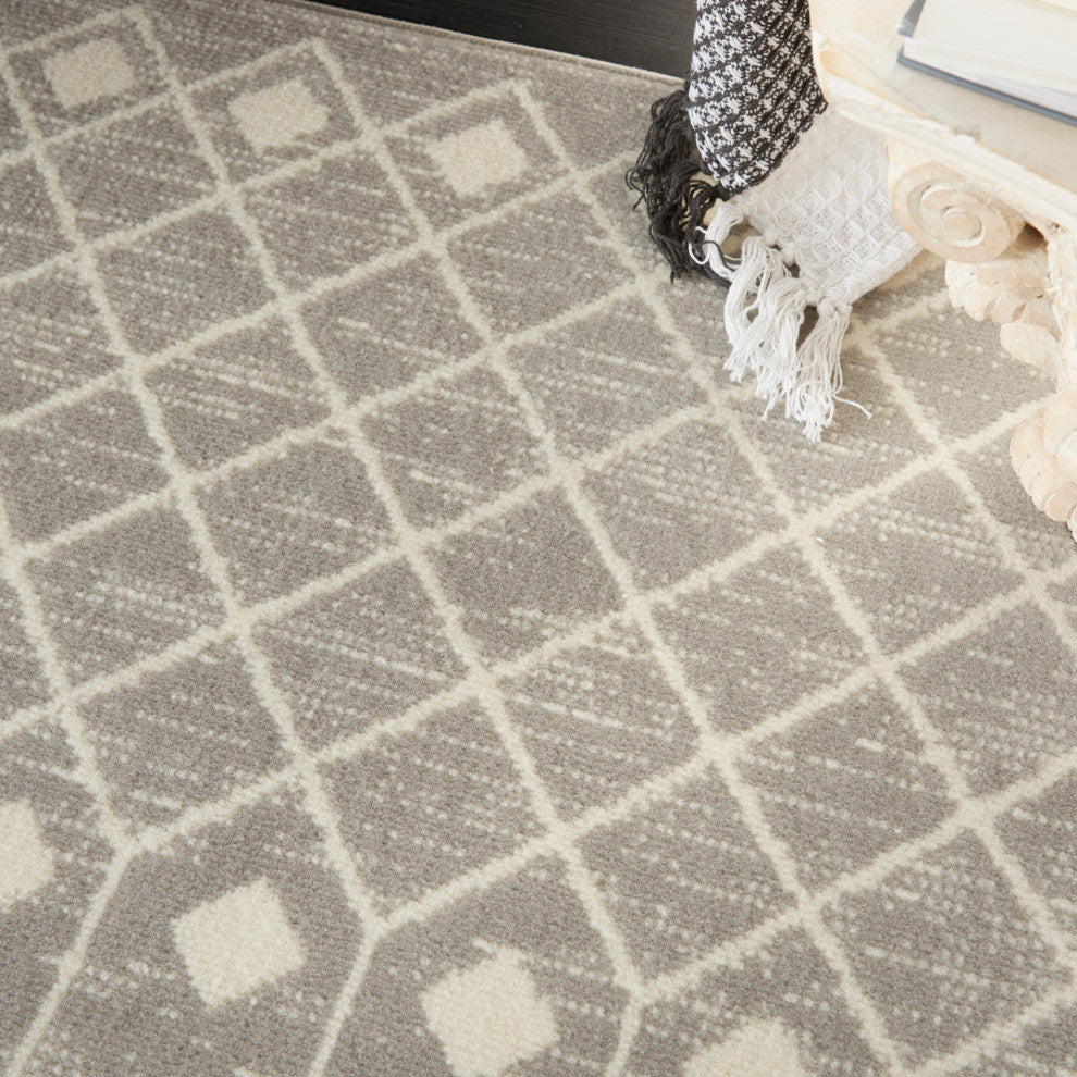 Nourison Grafix 7' x 10' Grey Bohemian Indoor Area Rug