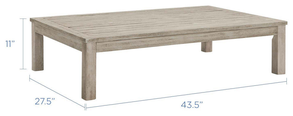 Lounge Sectional Sofa Chair Set, Wood, Gray, Modern, Outdoor Patio Cafe