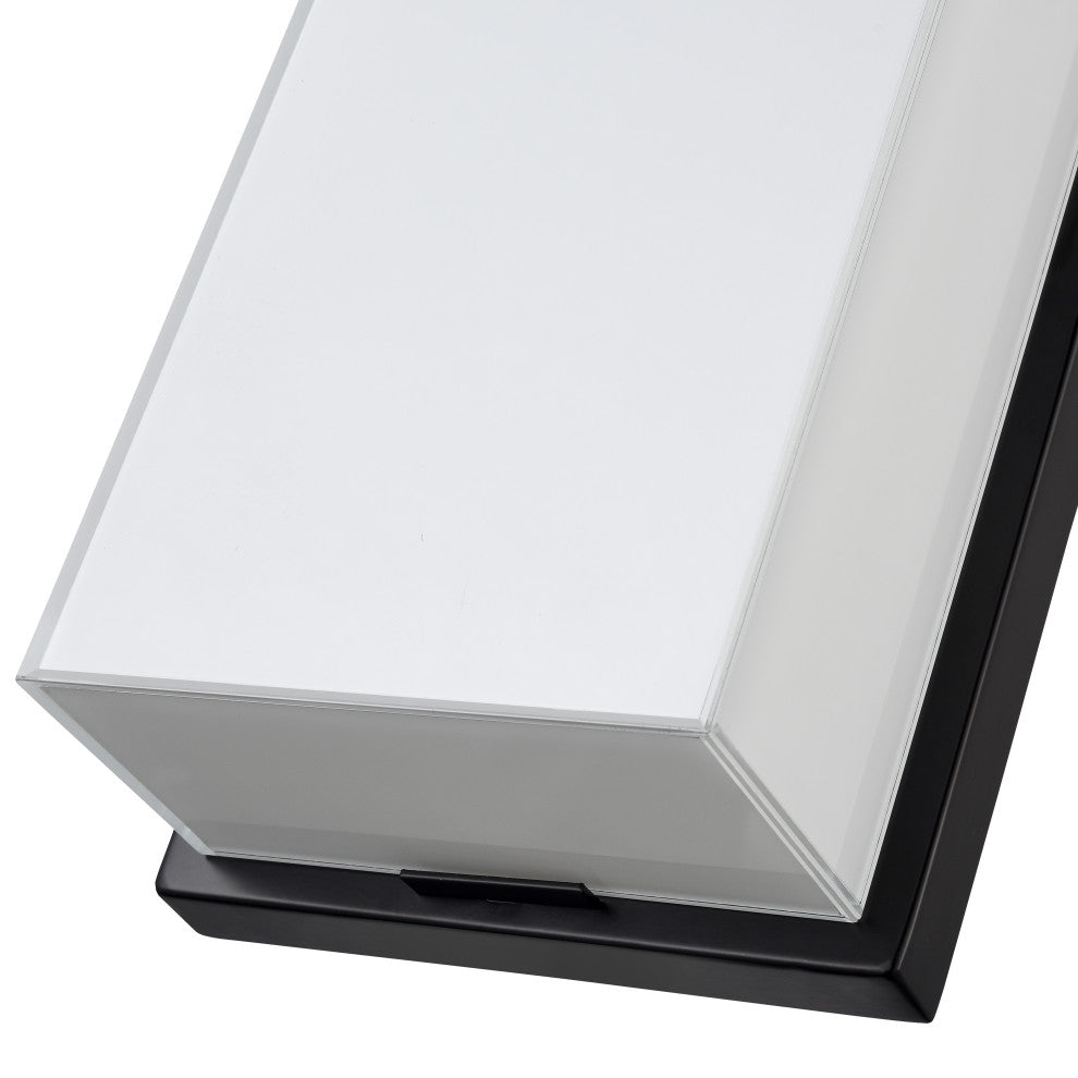 LED Light 8 in. Powder Coated Black Outdoor