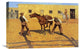 "His First Lesson" Stretched Canvas Giclee by Frederic Remington, 24"x16"