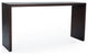 Maxwell 60" Console Table, Finish: Ebony, Brushed Nickel