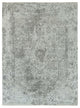 Gainsboro Wool and Silk Hand Knotted Zoroastrian Design Rug, 8'11"x11'11"