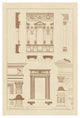 "Window in Dodge's Palace, Palazzo Vecchio, Santa Croce" Paper Art, 26"x38"