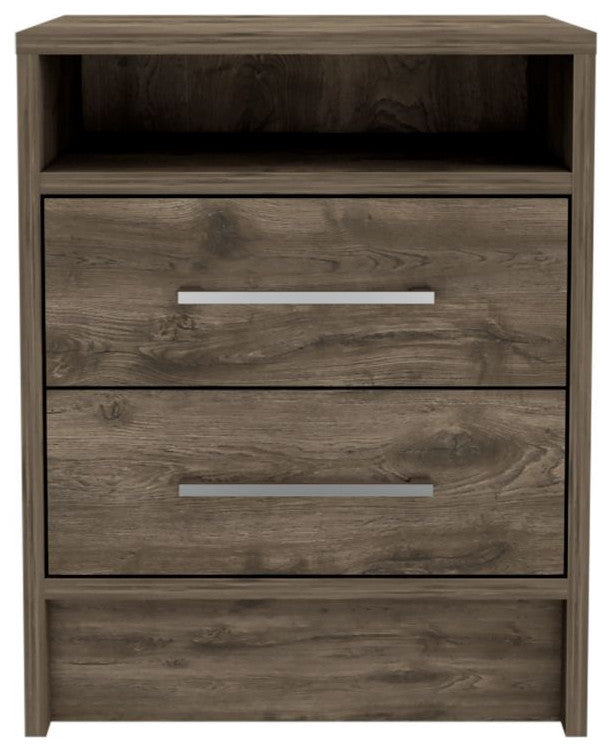 Philadelphia Nightstand, Dark Brown