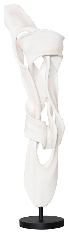 Cast Dancing Sculpture, Releve, Faux Bleached