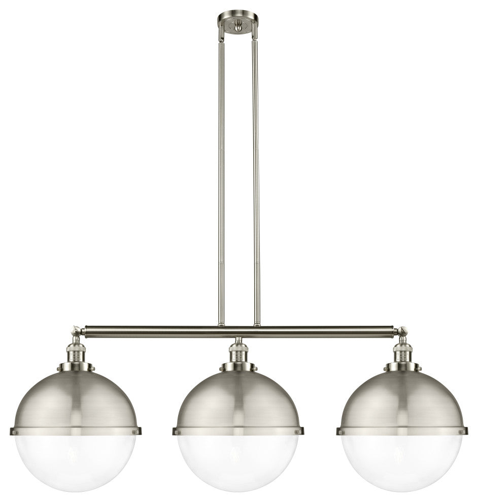 INNOVATIONS 213-SN-HFS-122-SN-LED 3-Light Island Light Brushed Satin Nickel