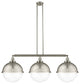 INNOVATIONS 213-SN-HFS-122-SN-LED 3-Light Island Light Brushed Satin Nickel
